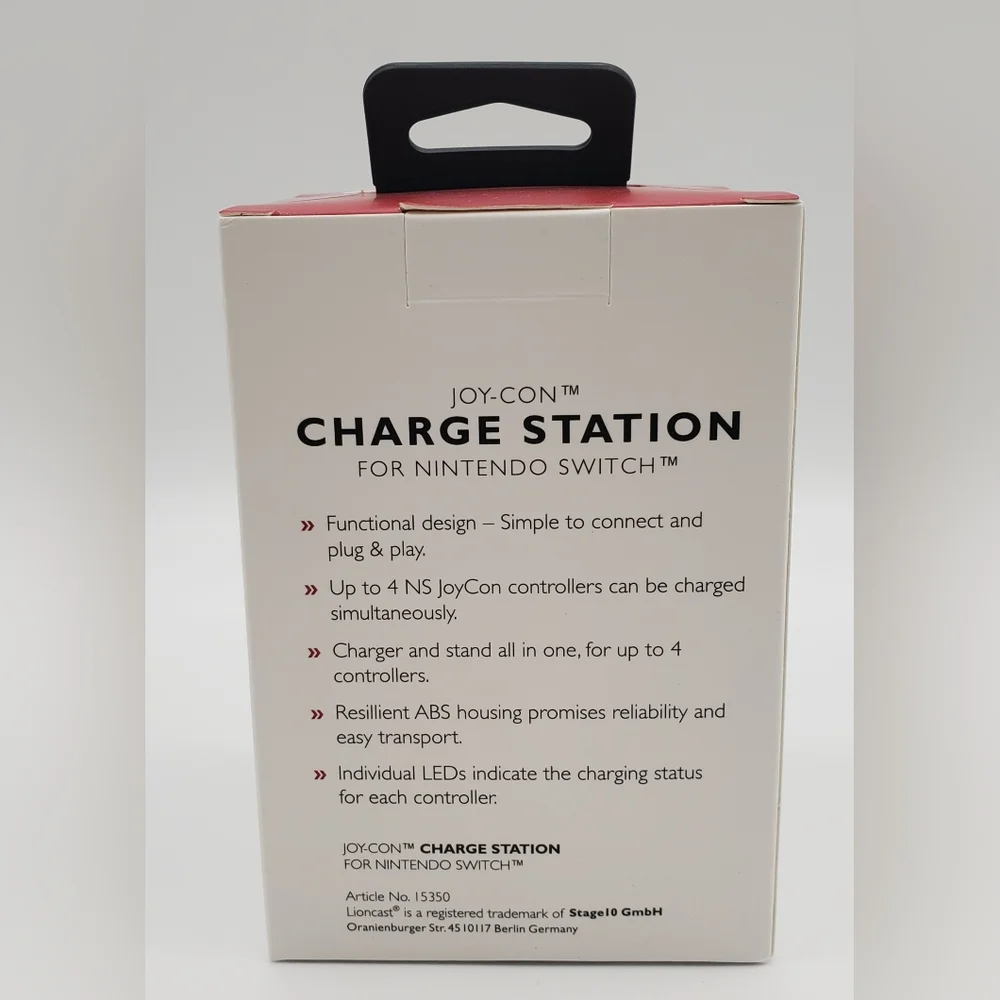 (2) Quad-Charger for Nintendo Switch, Controller Charging Station